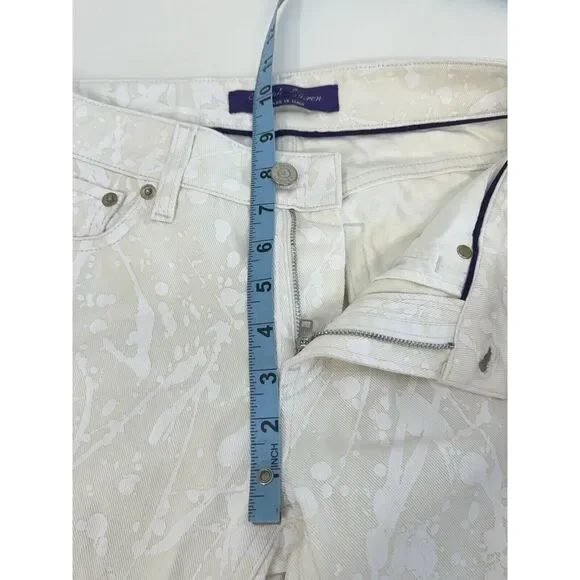 NWOT Ralph Lauren Purple Label Matchstick 160 Paint Splatter Skinny‎ Jeans $790 - Picture 9 of 15